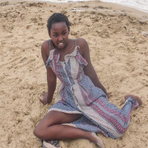 Vestido de algodón Patchwort